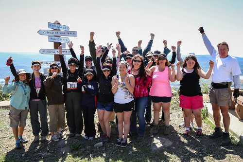 Community members who took part in the inaugural Hike 4 Healing in 2014 in Kelseyville, Calif. Photo courtesy of Worldwide Healing Hands. 2014whhhike