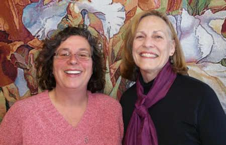 From left, Annina van Voorene, MSW, and Sharon Weeks, LCSW, work for Hospice Services of Lake County, Calif. Courtesy photo. 2015socialworkweek