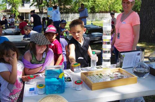“Bugs are interesting,” was the conclusion made by these children at a special program presented last spring at Anderson Marsh State Historic Park. Courtesy photo. bugsareinteresting