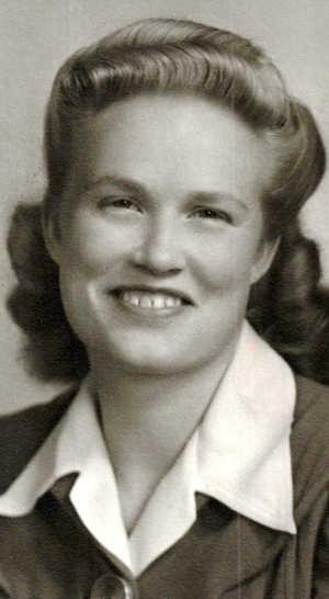 Carolyn E. Kesey of Lakeport, Calif., died on Thursday, February 19, 2015. Here she is shown in her 1944 wedding photo. Courtesy photo. carolkeseyobit