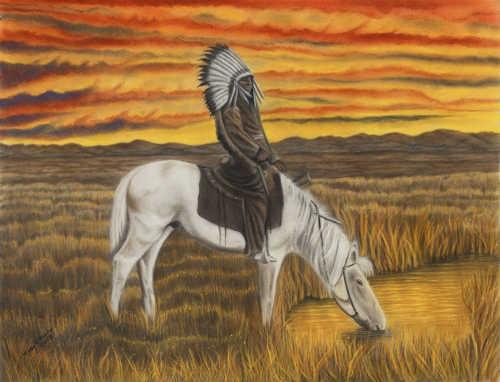 Chief Redhawk by artist Terry Taylor. chiefredhawk