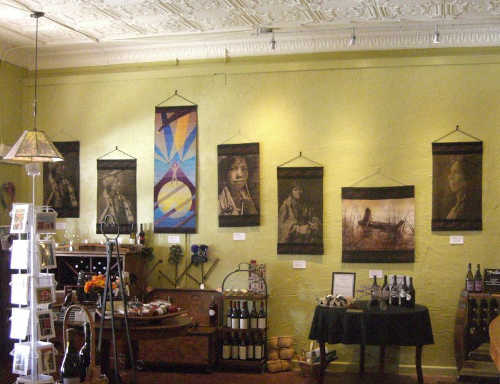 The work of Lake County, Calif., textile artist Sheila O'Hara will be on display at the Lake County Wine Studio in Upper Lake, Calif., during the month of December 2014 and January 2015. Photo courtesy of Sheila O'Hara. lcwsoharashow