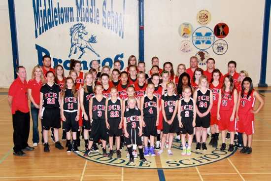 The Middletown ICE girls AAU basketball program is raising funds to support it in its fifth year of competition. Courtesy photo. middletownbasketballgirl