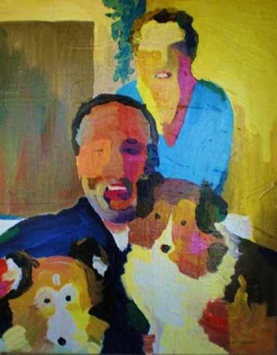 Peggy Alexander's portrayal of her support team. alexandersupportteam