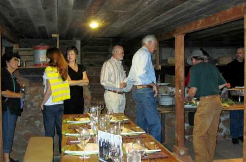 AgVenture class members enjoy lunch at Vigilance Winery in the Cellar in Lower Lake, Calif. Photo by Terry Dereniuk. agventurecellar