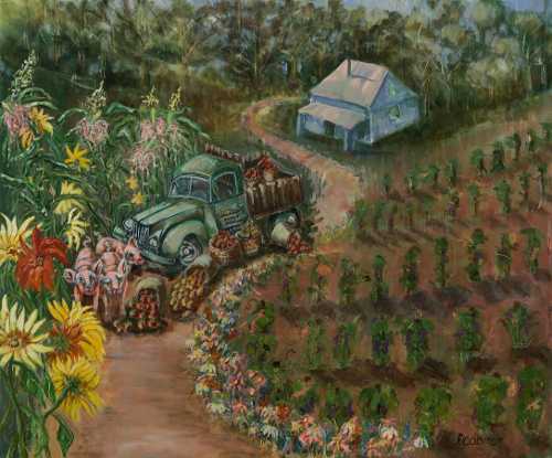 “Inland Ranch” by Claudia Flood. inlandranchflood