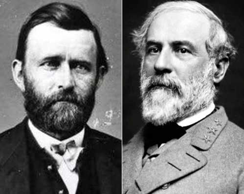 On June 3, 1864, General Gen. Ulysses S. Grant (left) ordered a massive assault on Gen. Robert E. Lee's (right) Confederate Army at Cold Harbor, Va. In less than an hour, nearly 7,000 Union soldiers lay dead or dying. The ramifications of this battle will be discussed at the next Civil War Roundtable on Monday, June 2, at the Tallman Hotel in Upper Lake, Calif. grantandlee