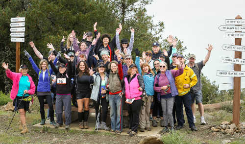 The 2015 group that participated in Worldwide Healing Hands' Hike 4 Healing event. Courtesy photo. 2015hike4healinggroup