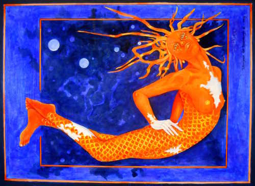 The work of Benjamin Van Steenburgh III will be on display at the Lake County Wine Studio in Upper Lake, Calif., in December 2015 and January 2016. vansteenburghmermaid